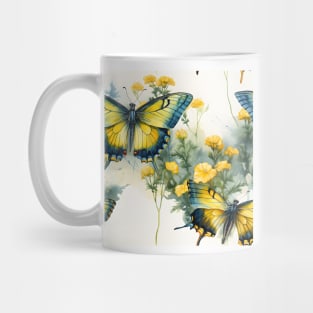 Butterflies Watercolor 20 - Two-Tailed Swallowtailed Mug